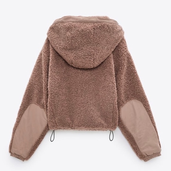 Zara Fleece Pink Jacket - Picture 2 of 7